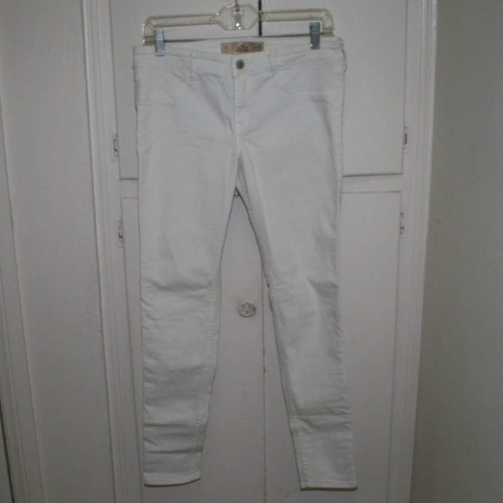 Hollister White Super Skinny Jeans